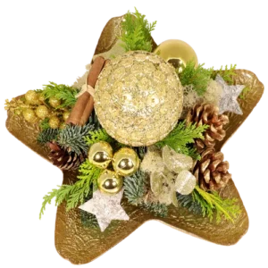 ster-kerststuk-in-gouden-glazen-ster