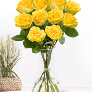 10 gele rozen - Good Times