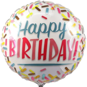 Happy Birthday pastel Heliumballon