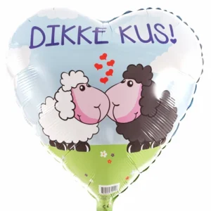 Een dikke kus heliumballon