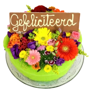Gefeliciteerd Bloementaart