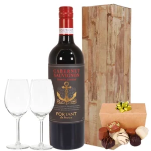 Rode wijn wijnglazen 150 gram bonbons