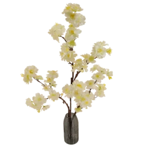 Witte bloesem tak ca. 100cm lang