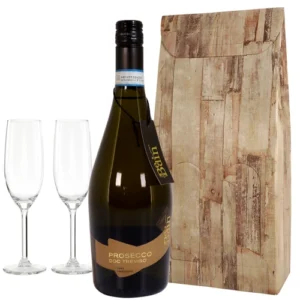 Prosecco Doc Treviso 2 champagne glazen