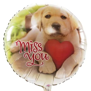 Miss you helium ballon