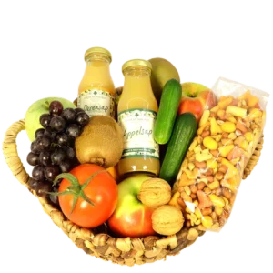 Fruitmand Sappen borrelmix Ø 25cm