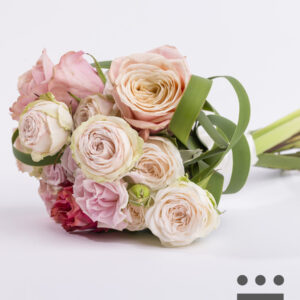 Bruidsmeisje boeket pastel plus - Goud