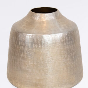 Goudkleurige deco vaas | Medium