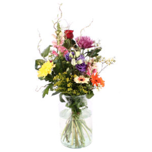 Nabestaanden boeket kleurrijk