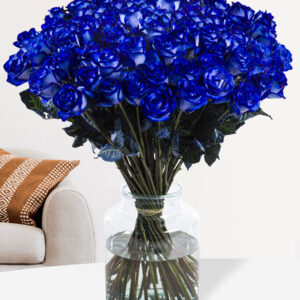 100 t/m 500 blauwe rozen - XL rozen