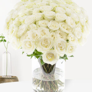 Witte rozen - XL rozen 60 cm - 10 t/m 99 rozen - Snowstorm