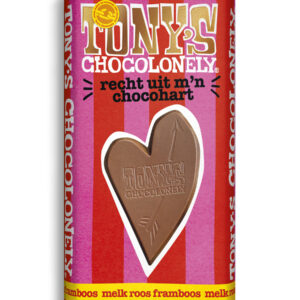 Tony&apos;s rozen-framboos reep - 180g